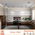 high end luxury kitchen cabinet glossy finish solid wood veneer mdf kitchen cabiinet